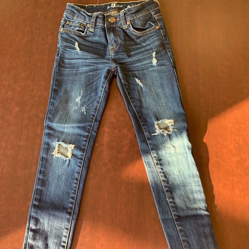 Size 7 girls skinny jeans